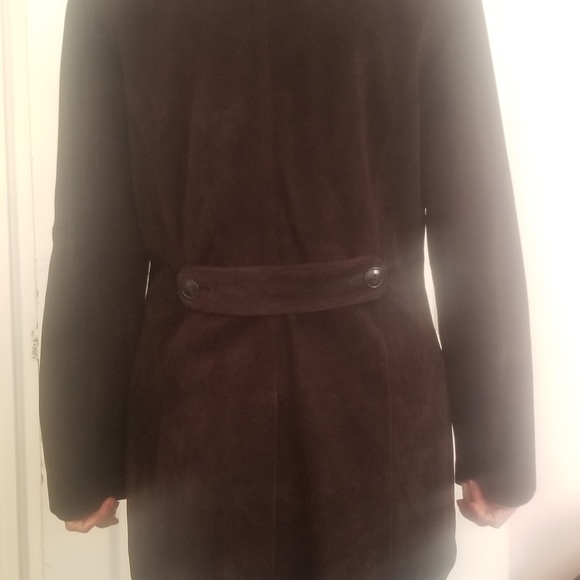 Kenneth Cole Dark Brown Suede Blazer - Picture 2 of 6